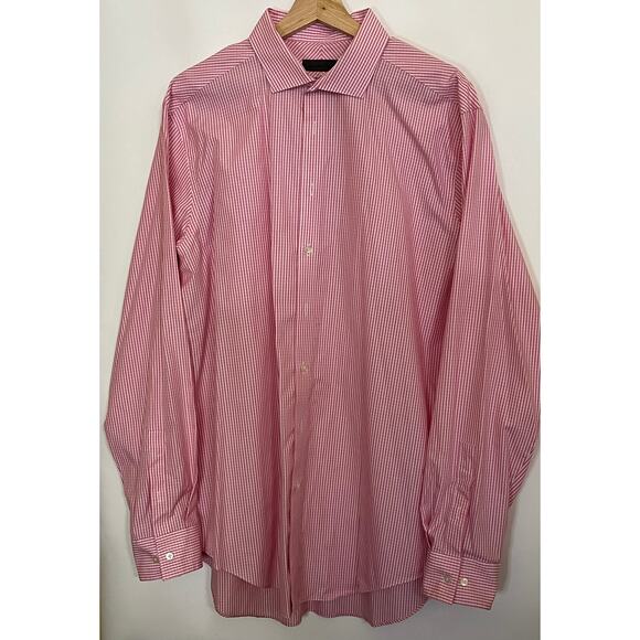 ck Calvin Klein Slim Fit Non-Iron Size Tall 171/2, 36/37 Pre-Owned - Picture 2 of 10